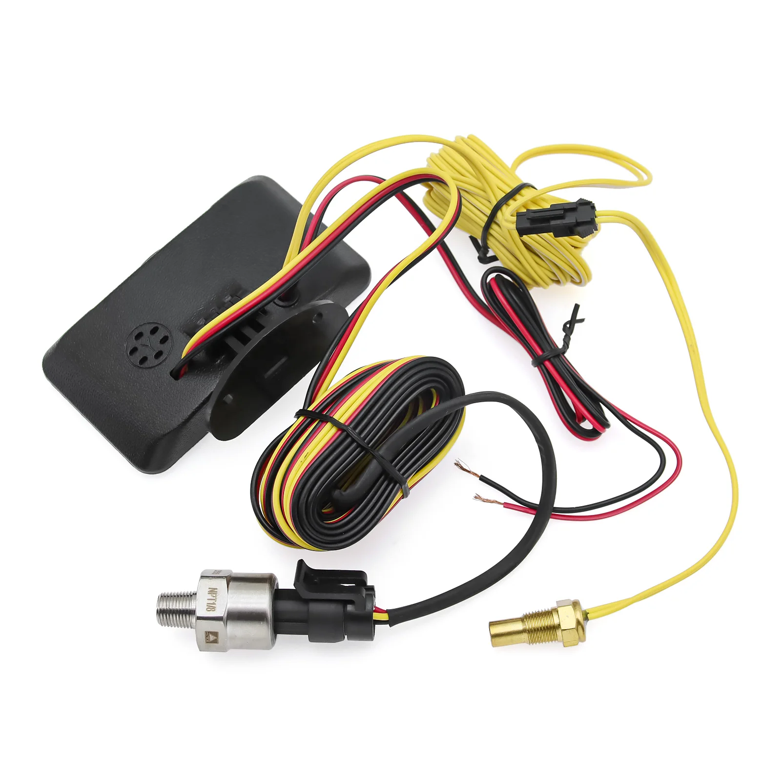 Universal Auto 3 IN 1 LCD Lkw Auto Öl Manometer Voltmeter Wasser Temp Messgeräte Kombination Tisch Mit Sensoren 12 v/24 v – Detail 10