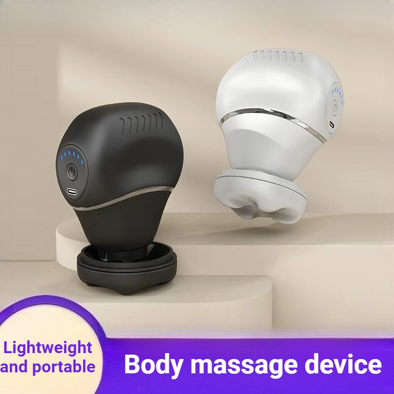 

Легкий вращающийся вибрационный массажер, многофункциональный, прочный, для всего тела, портативный электронный массажный пистолет для фасций