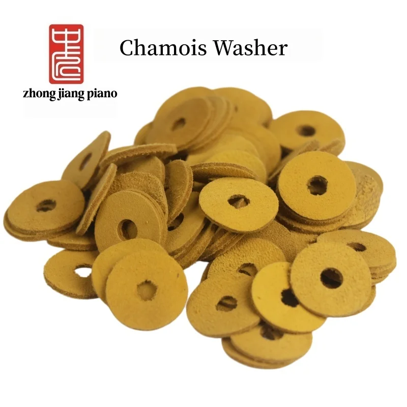 Piano Accessories Chamois Washer Thickness 1.6mm Outer Diameter 20mm Inner Diameter 6mm