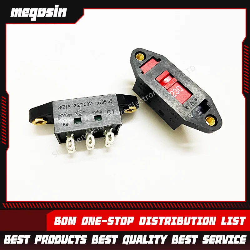 5PCS/LOT Power voltage conversion switch Toggle switch SL14 with 6 pins and 2 positions of silver contacts