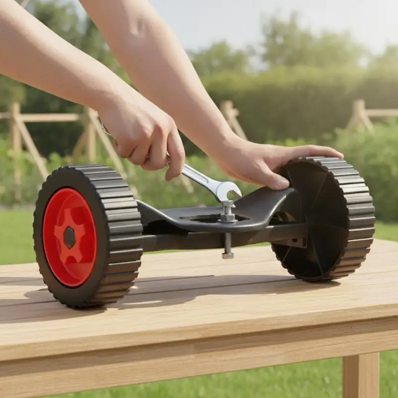 Time Saving Weed Trimmer Auxiliary Support Wheel Multifunctional Portable Attachment for Professional Home Lawn Care