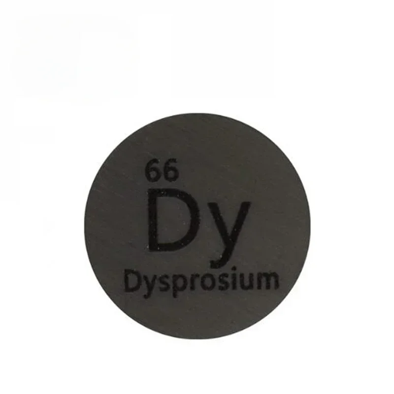 Dysprosium Metal Disc  Periodic Table Of Elements Dy Chemical Element Scientific Research Materials High Purity