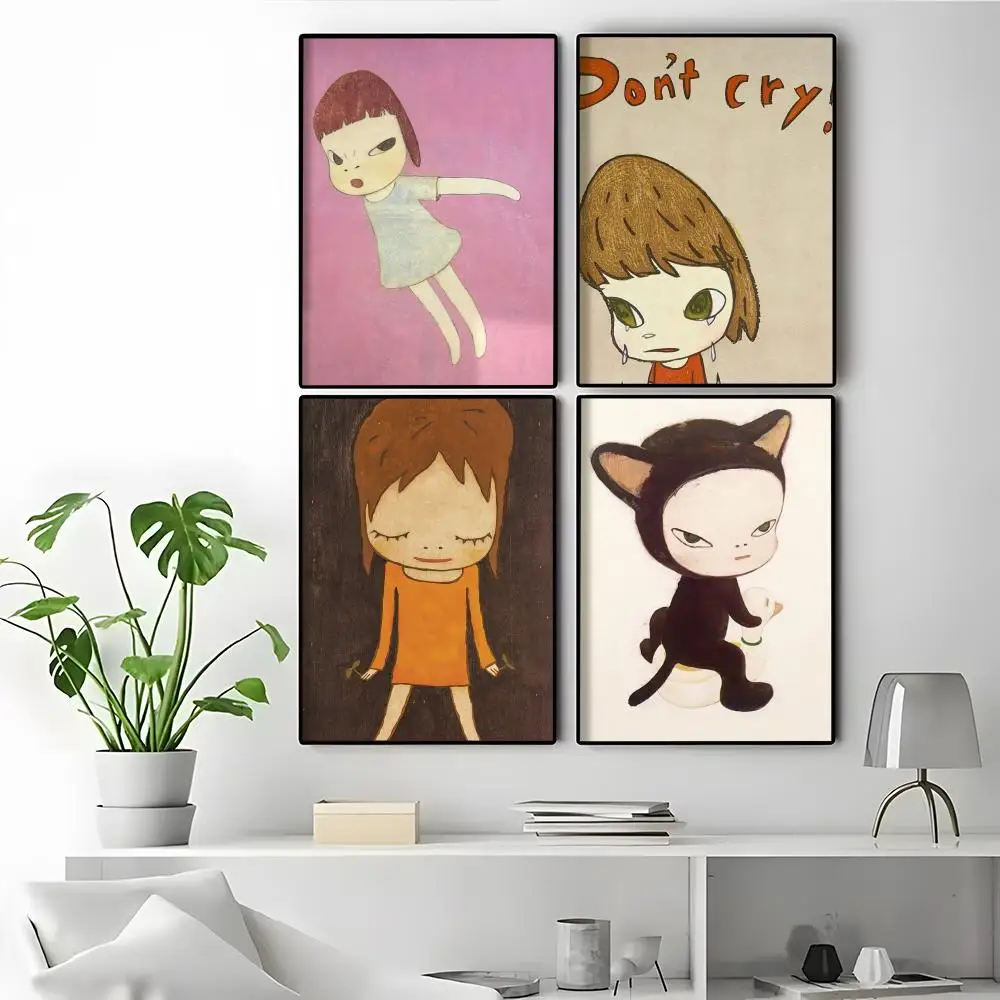 Nara Yoshitomo Teen Boy Gift Instant Space Refresh Bedroom Wall Art Poster