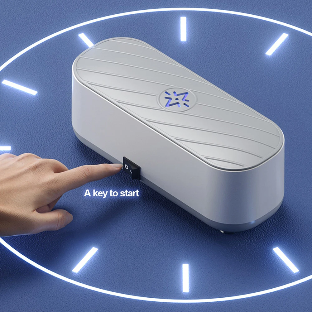 Ultrasonic Cleaning Machine USB Rechargeable High Frequency Vibration Wash Cleaner Jewelry Glasses Cleaner image 4