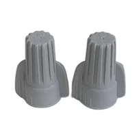 Gray  Double Wing Wire Fast Connector Scew-On Wire connector  with Spring Insert 18-10 AWG