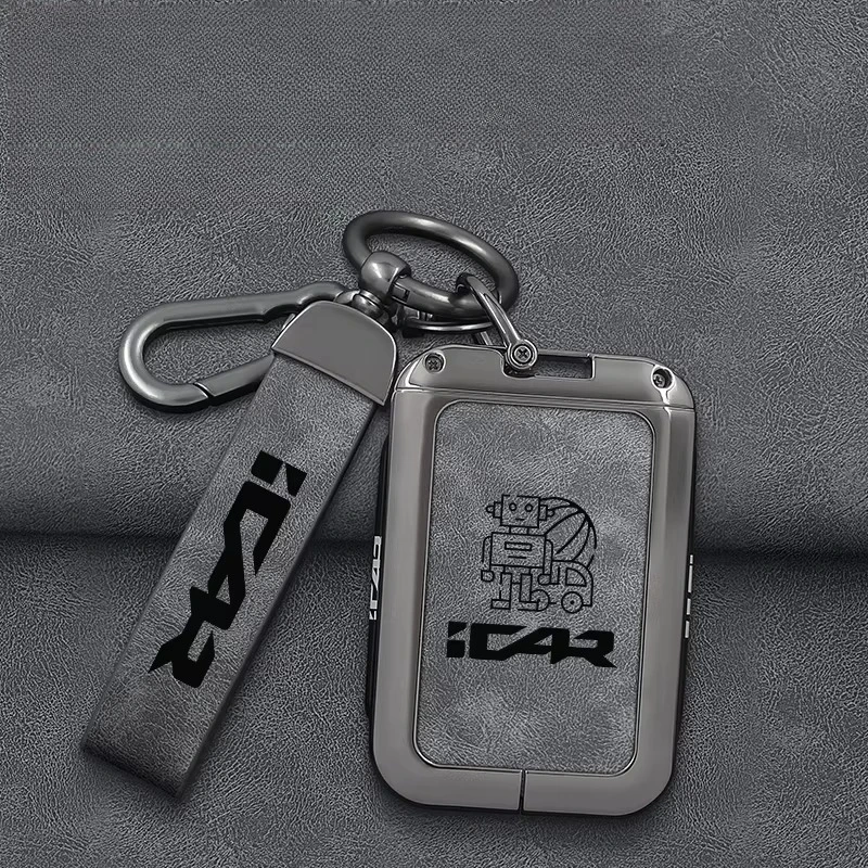 

Для CHERY iCAR V27 2026: Bluetooth-держатель для физического ключа, защитный чехол-пряжка для автомобильного пульта ДУ