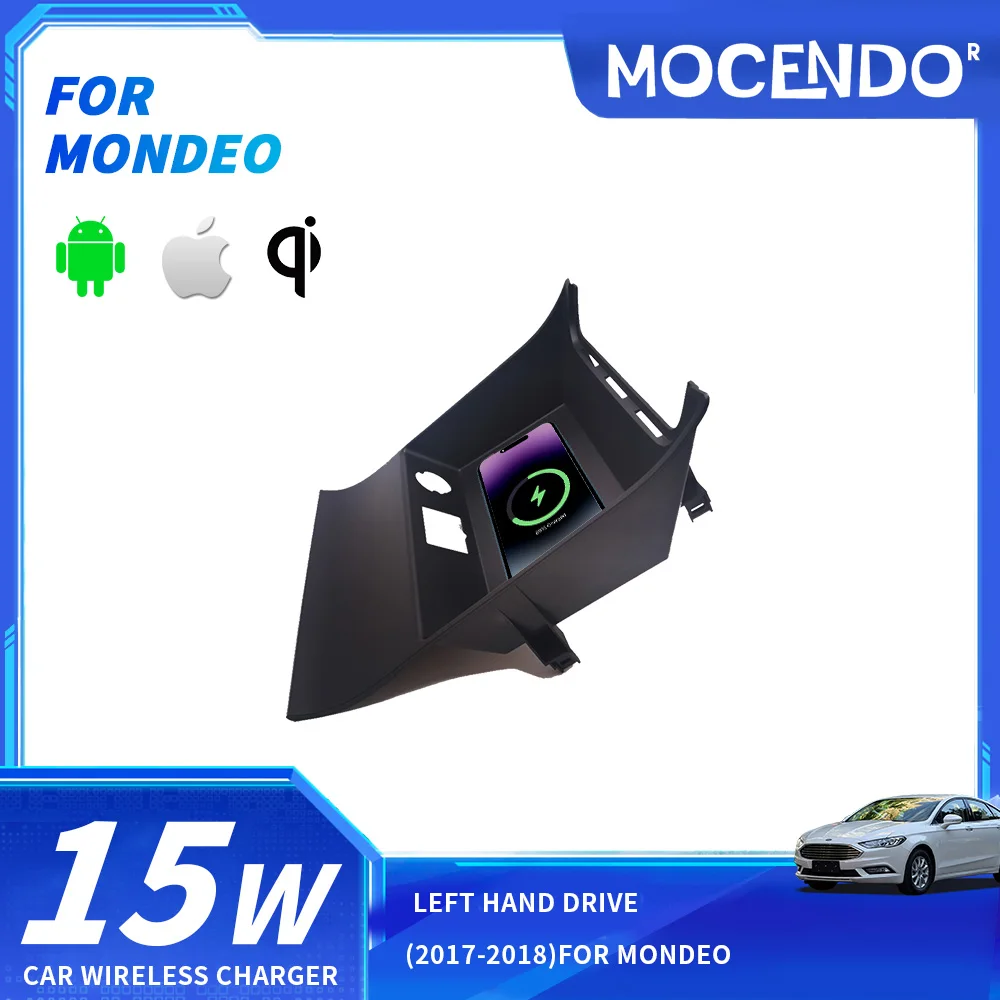 Car Wireless Charger For Ford Mondeo 2017-2018 Intelligent Phone Fast Charging Plate Electronics Accessories