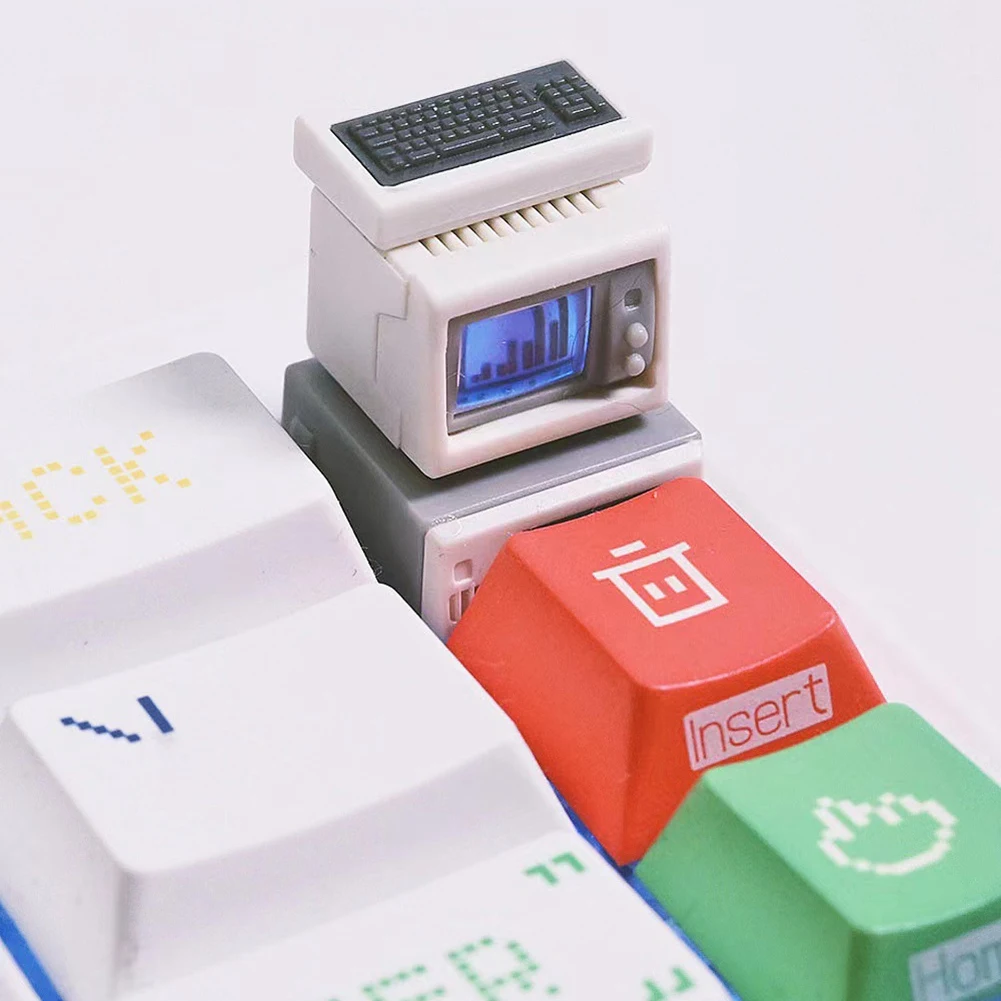 A41Z-Keyboard Keycaps Retro Keycap For Mechanical Classic Cute Key Cap Kit Button Personalized Max Keycaps