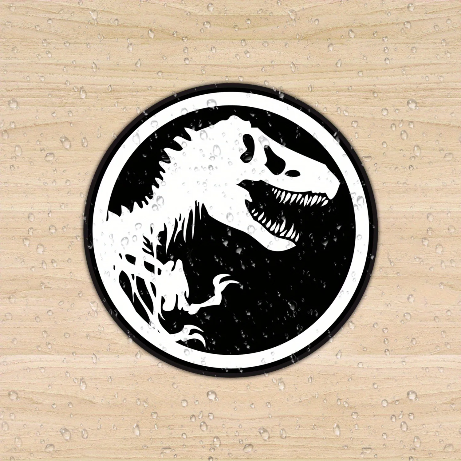 

4 шт./компл. набор виниловых наклеек с доисторическим силуэтом T-Rex-наклейка для любителей динозавров для телефонов/ноутбуков/рюкзаков/ноутбуков/Windows автомобиля