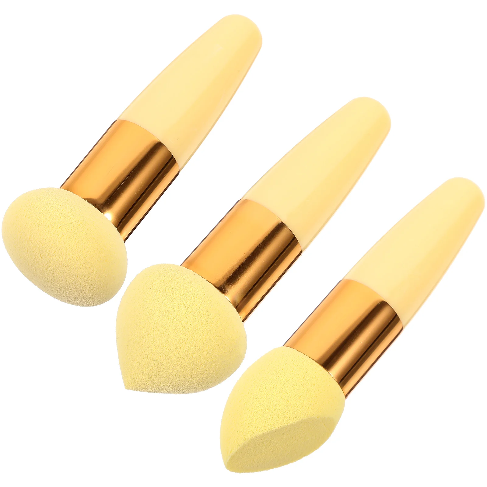 

3 Pcs The Face Mushroom Beauty Pencil Miss Sponge Makeup Tool Emulsion Foundation Brush