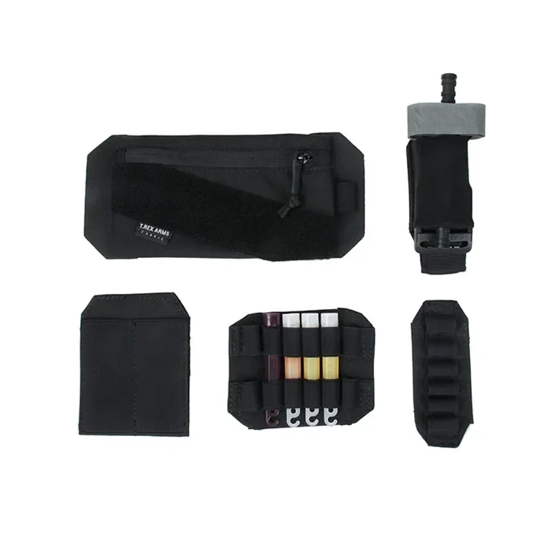 Tactical 5-piece set Special Accessory Pouch Bag for New Chest Hanger BK/CB/RG/WG