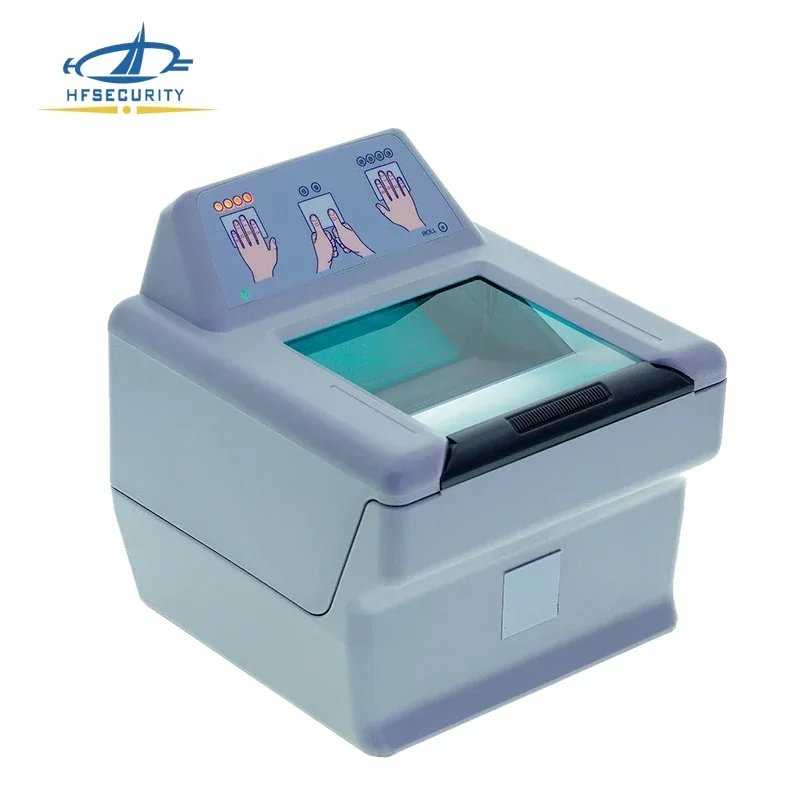 HFSecurity Bio8plus Grande Sensor de Quatro Dedos Windows Android Linux Ten 10 442 Scanner de Impressão Digital com LFD
