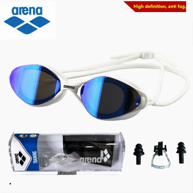 

ARENA waterproof and anti fog professional adult high-definition swimming goggles UV400 competition training swimming equipment