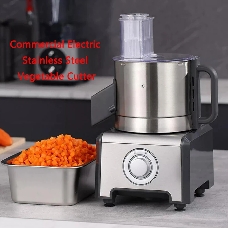 Vegetable Dicing Machine Commercial Electric Stainless Steel Vegetable Cutter Radish Fruit Potato Slicer/Shredder/Dicer