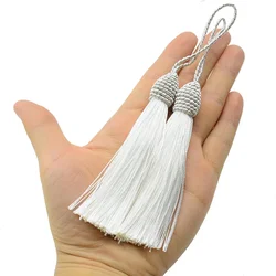 10pcs Silk Tassels Hanging Rope Sewing Bang Tassel Trim Decor Key Tassels For Pendant for DIY Craft Jewelry Making Home Decor