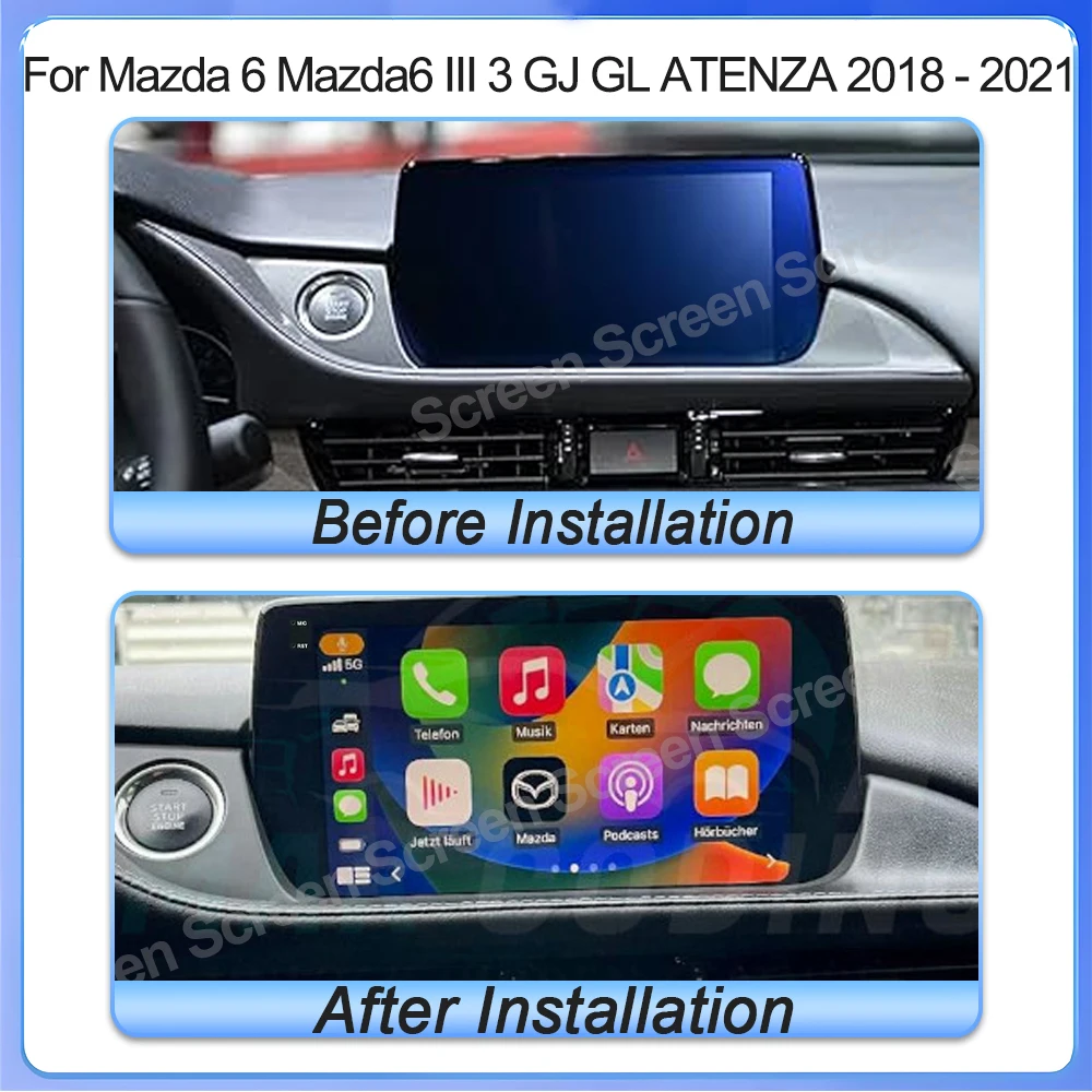 For Mazda 6 Mazda6 III 3 GJ GL ATENZA 2018 2019 2020 2021 Android Auto GPS Mirror Link Bluetooth RDS 5G Multimedia Video Player