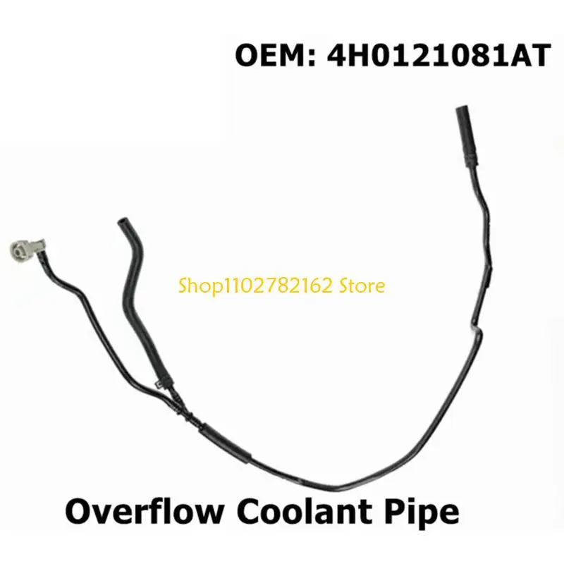 

547B 4H0121081AT Front Coolant Radiator Overflow Hose Coolant Hose Water Pipe Engine Crankcase Breather Hose Auto Accessory