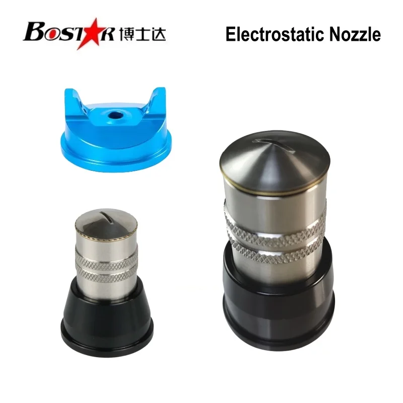 

BOSTAR Toothed/Flat/Fan-shaped Electrostatic Nozzle For Hand-held/Automatic Liquid Electrostatic Spray Gun Paint Coat Spraying