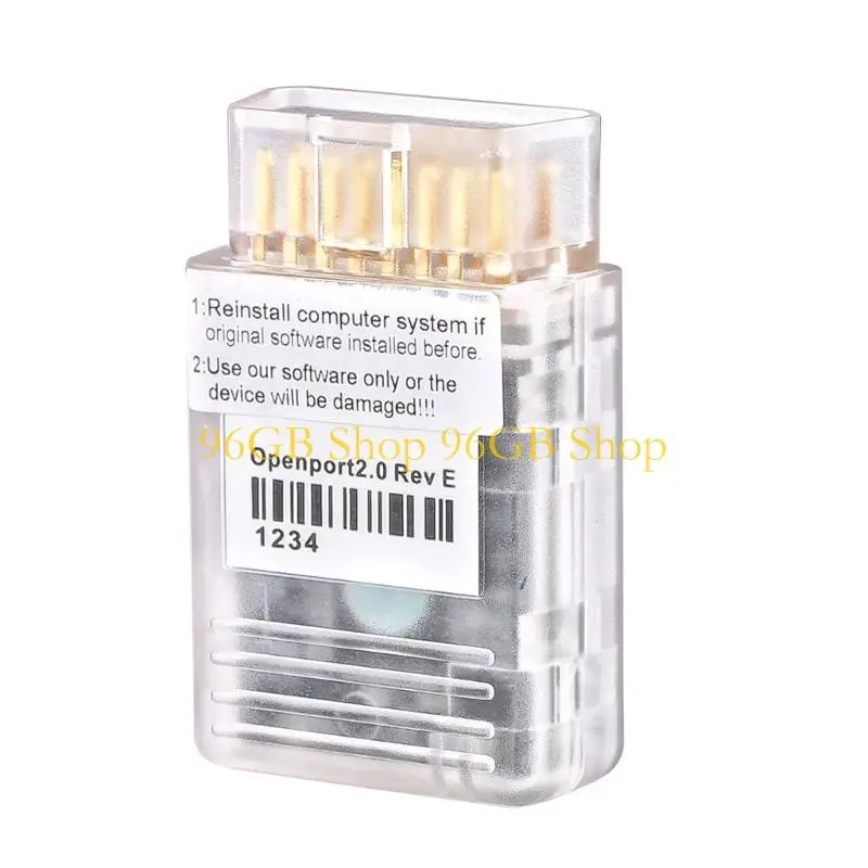 96GB Diagnostic Equipment For Car Engine Control Unit Flash Programming Features J2534 Dongle Jumper Cables And Wide