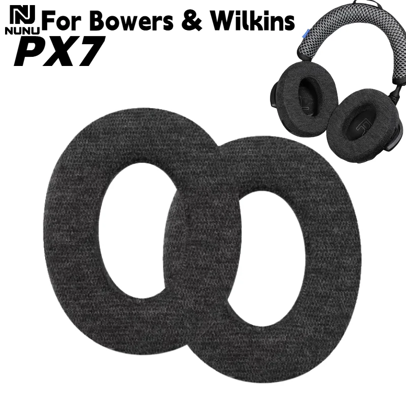 

NUNU Replacement Cotton fabric EarPads With buckle For Bowers & Wilkins PX7 Headset Comfortable to wear, never shedding skin