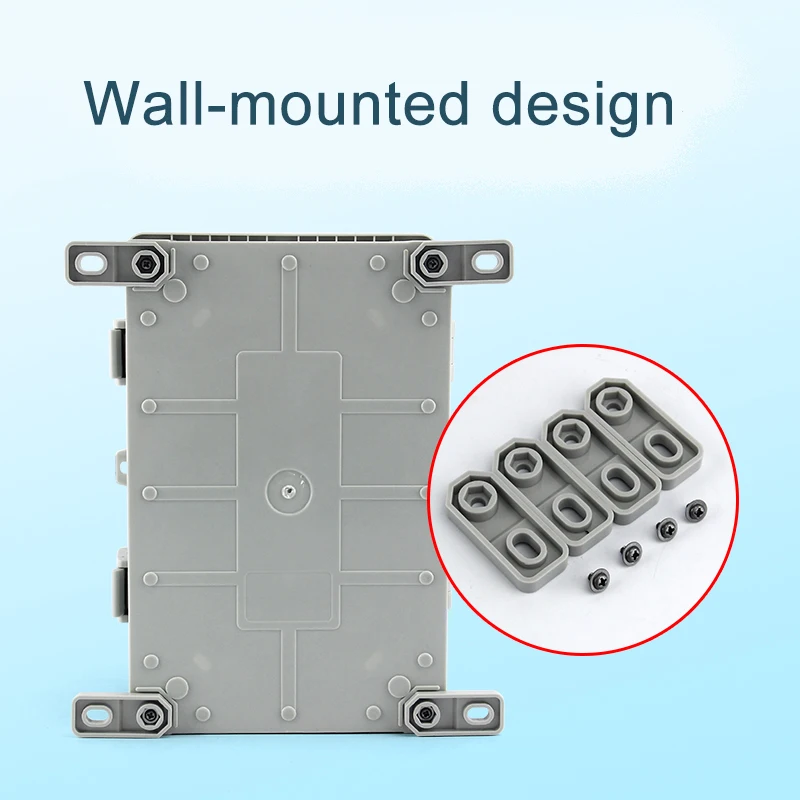 IP66 Waterproof Plastic Enclosure With Hasp Electrical Junction Box Outdoor Sealed Switch Power Case Distribution Boxes