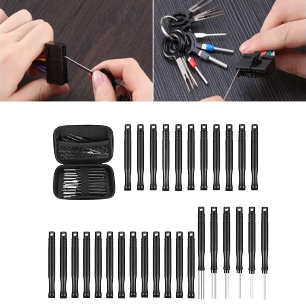 

Automotive Terminal Needle Withdrawer 19.9*12.5*5.2cm Removal Pin Removal Tool Set Car Terminals Pin-out Tool