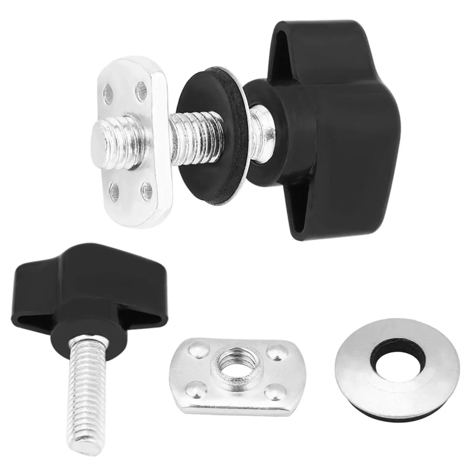 8Pcs Universal Hard Top Fasteners Thumb Screws Nuts Bolts For Jeep Wrangler YJ TJ JK