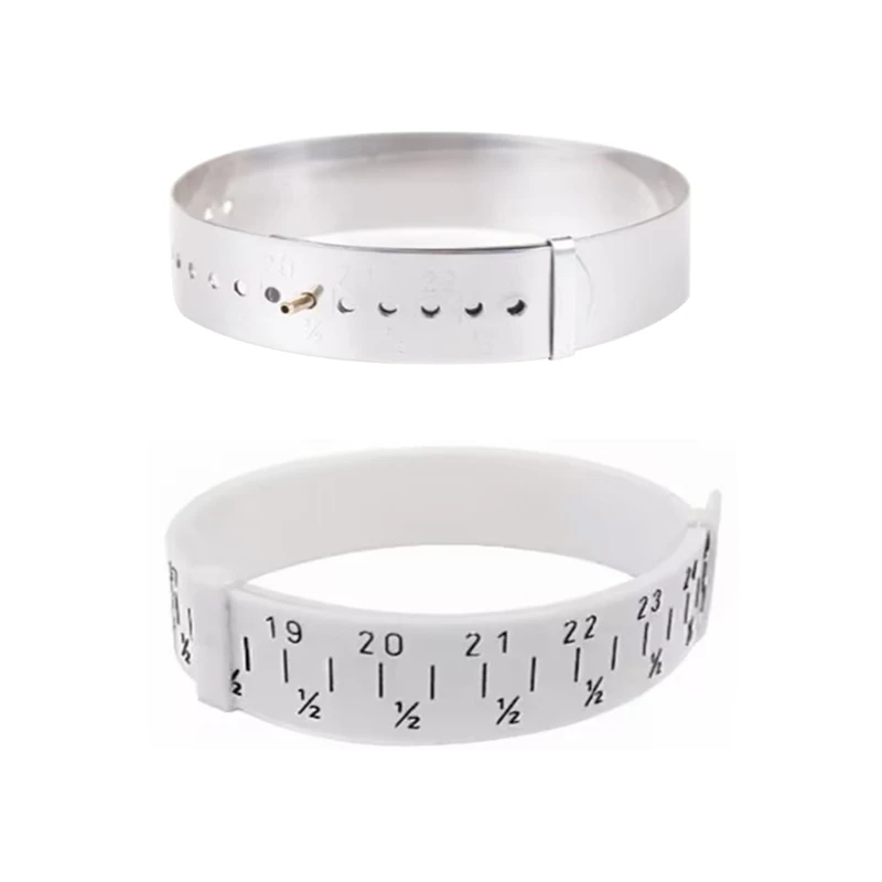 Bracelets Gauge Sizer, Convenient Accurate Bracelets Gauge Wrist Sizer Measuring Tools 15-25cm Bangle Sizer Gauge