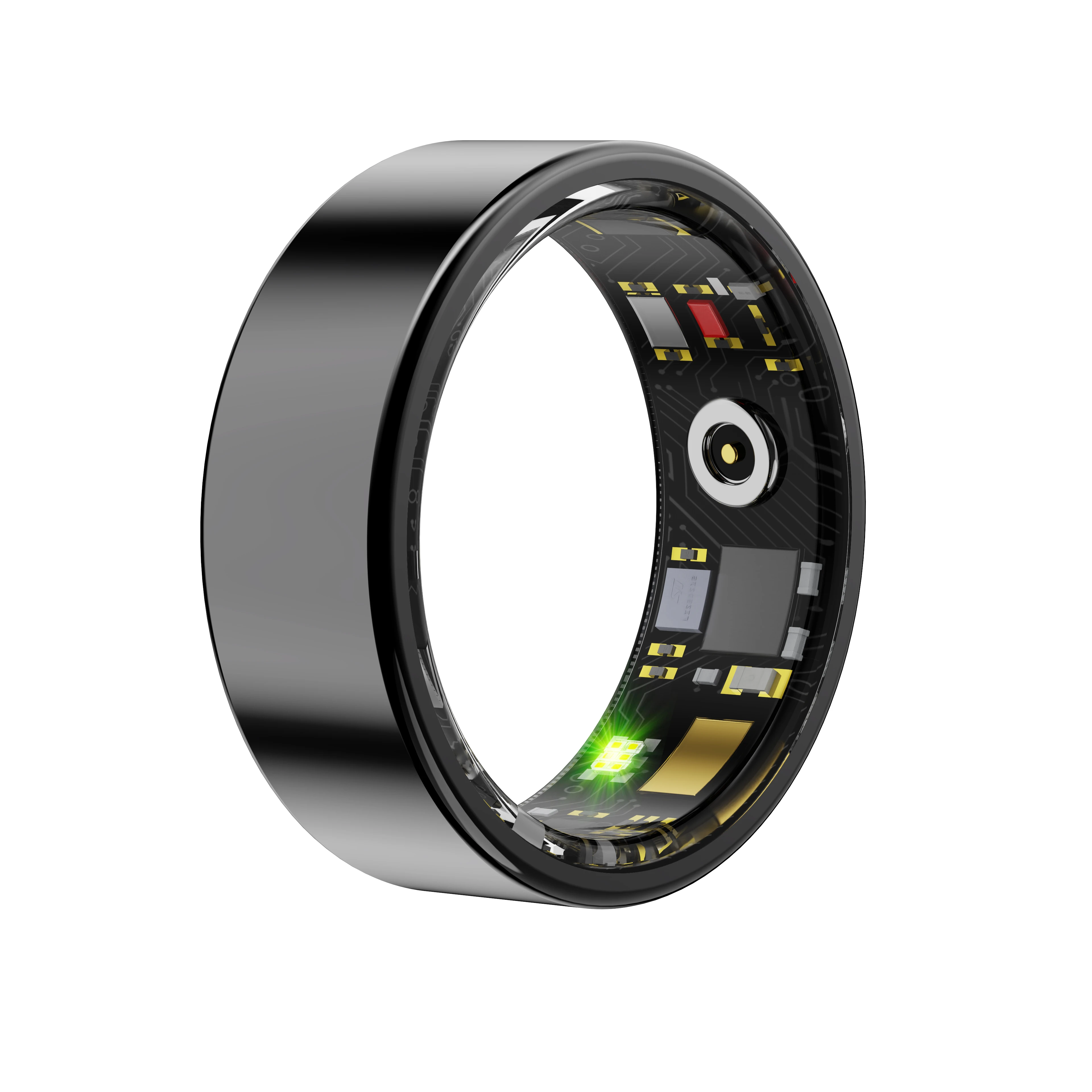Smart Heart Rate & Oxygen Tracker Ring, IP68 Water-resistant