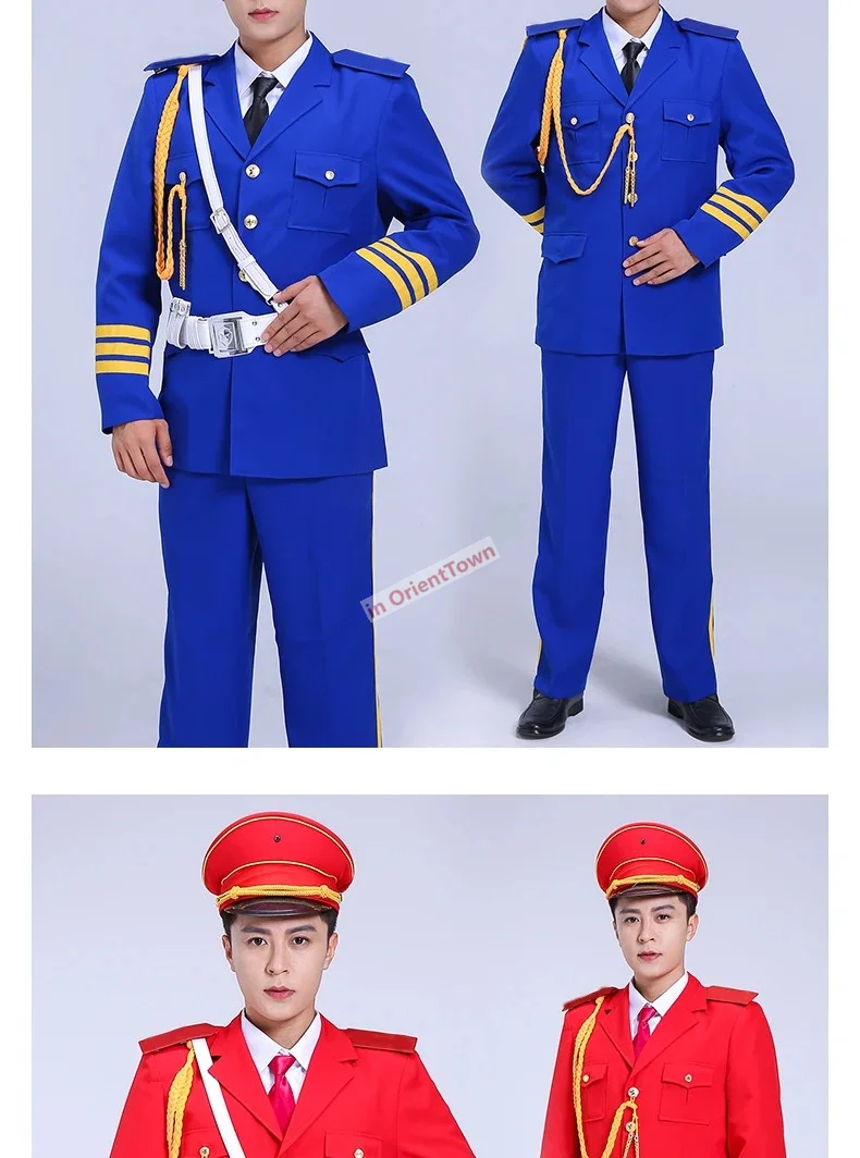 Institutions honour guard public functionary Chorus Performance Military Clothing Flag Raiser Clothes National Flag male Uniform