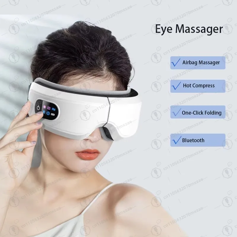 025 Hot New Product | Airbag Pressing Eye Massage Device - Music and Vibration Dual Modes - Professional Pressure Care