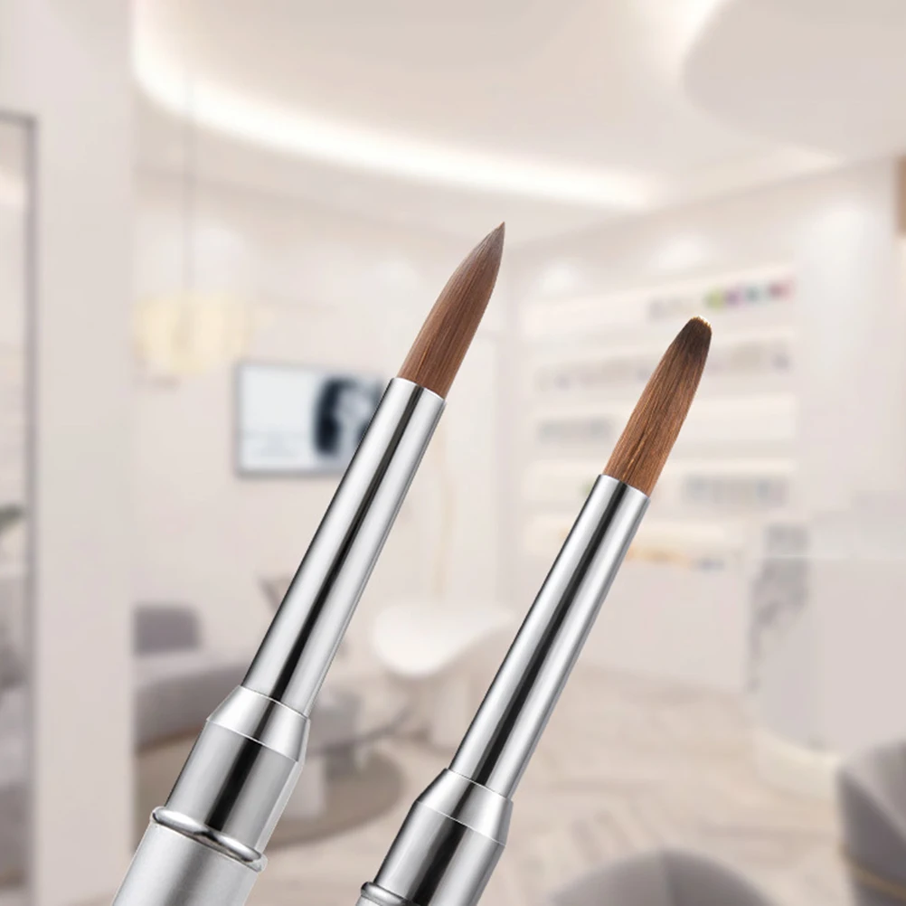 

2pcs Nail Crystal Pen Lightweight Durable Dotting Nail Painting Tool Tools DIY Salon Accessories Coloring Gel Brushes