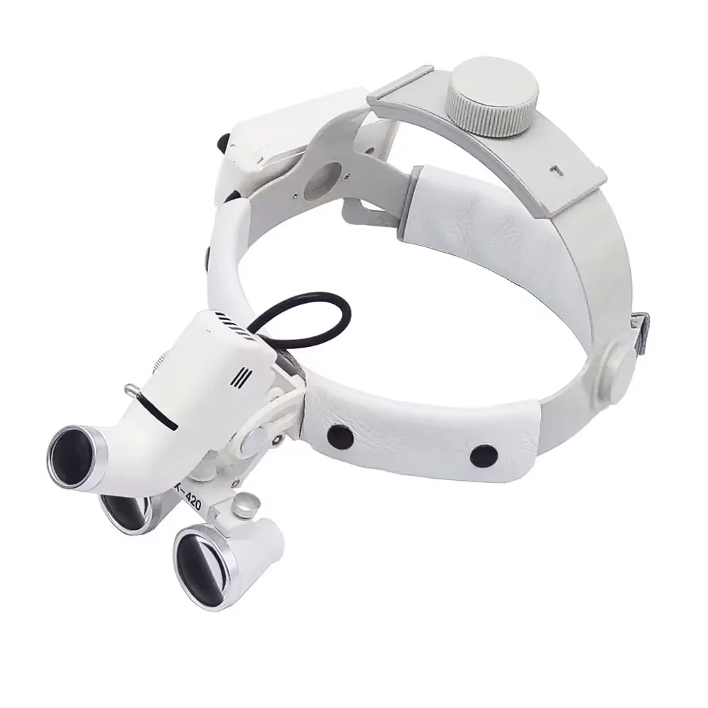 Dental Loupes 2.5x/3.5x Wireless Magnification Binocular Dental loupe Surgical Loupes With LED Headlight