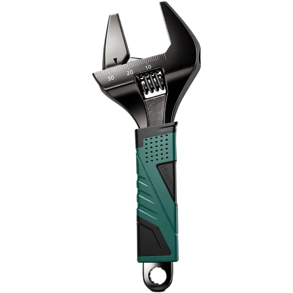 High Carbon Steel Based Adjustable Wrench Set with 6 Inch 8 Inch 10 Inch Options and Nickel Plated for Enhanced Lifespan