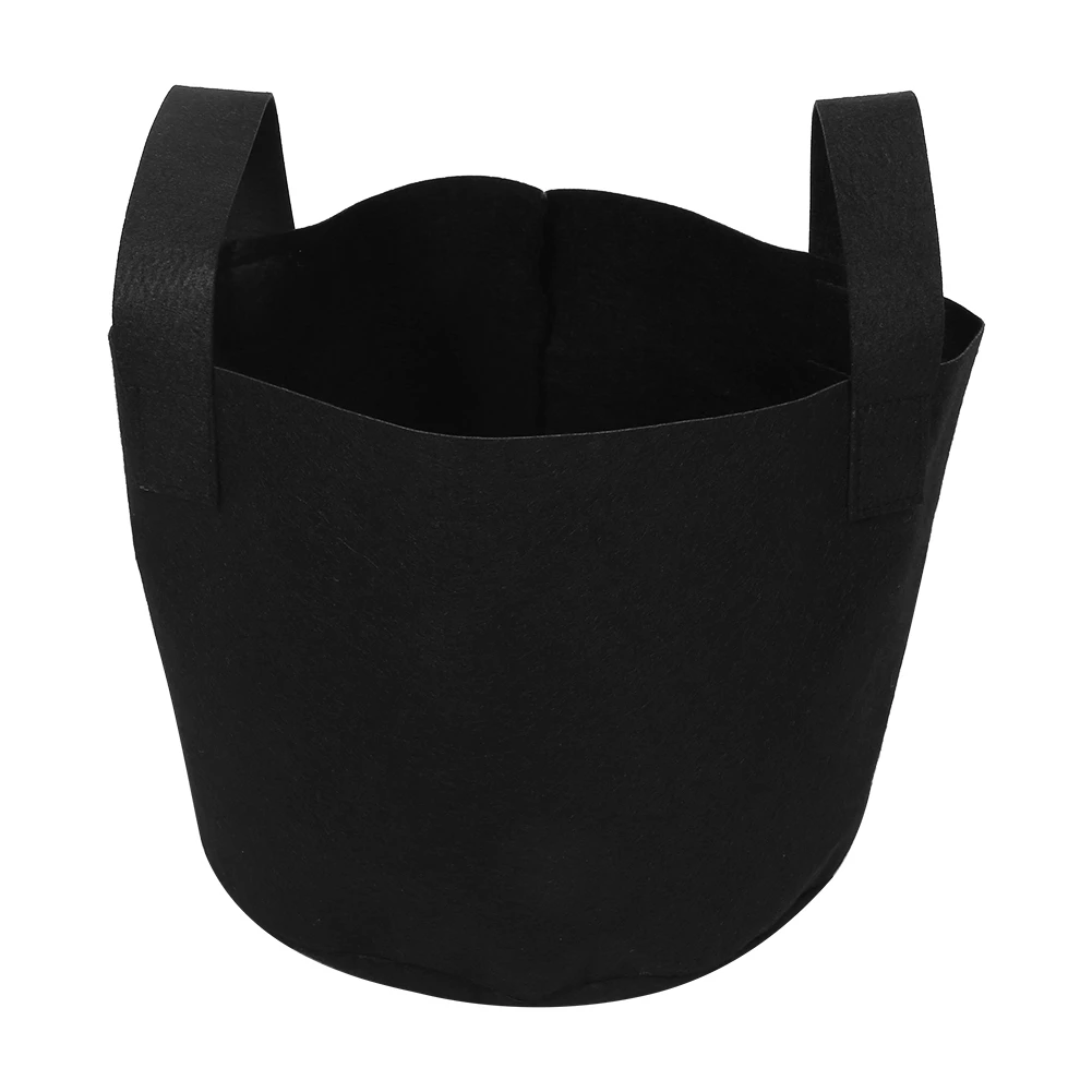 Black Plants Growing Bag Vegetable Flower Aeration Planting Pot Container 3Gallon 5Gallon 7Gallon 10Gallon