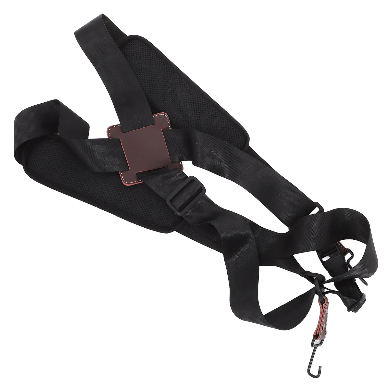 

Djembe Strap Adjustable African Drum Strap Polyester Shoulder Straps Black Upgraded Padded Snare Drum Belt Instrument