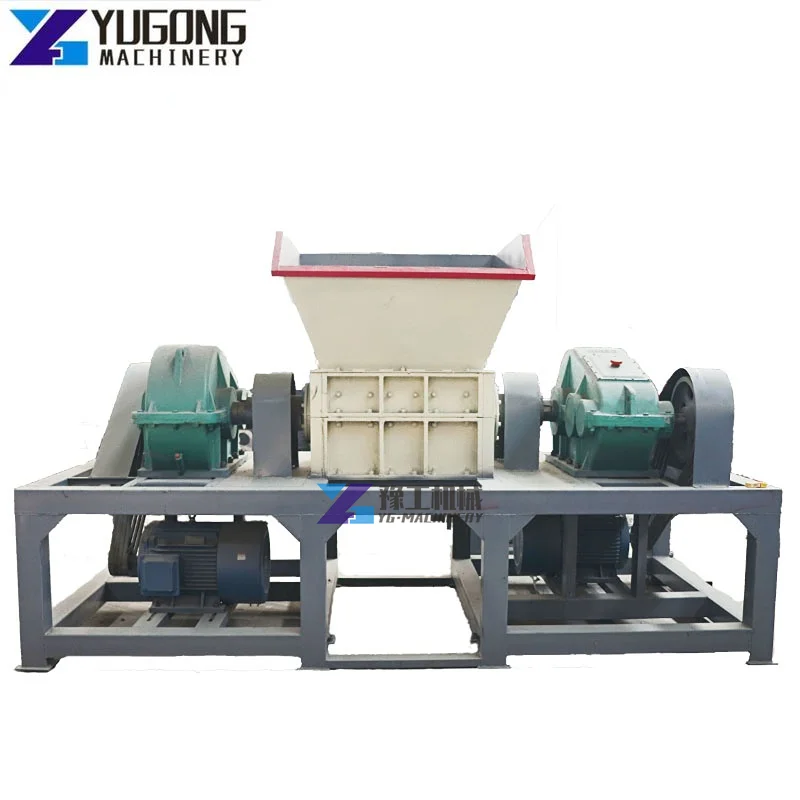 Car Scrap Car Shredding Machines Car Body Crusher Tyre Shredder for Recycling Large Capacity Aluminum Two Shaft Metal Customized