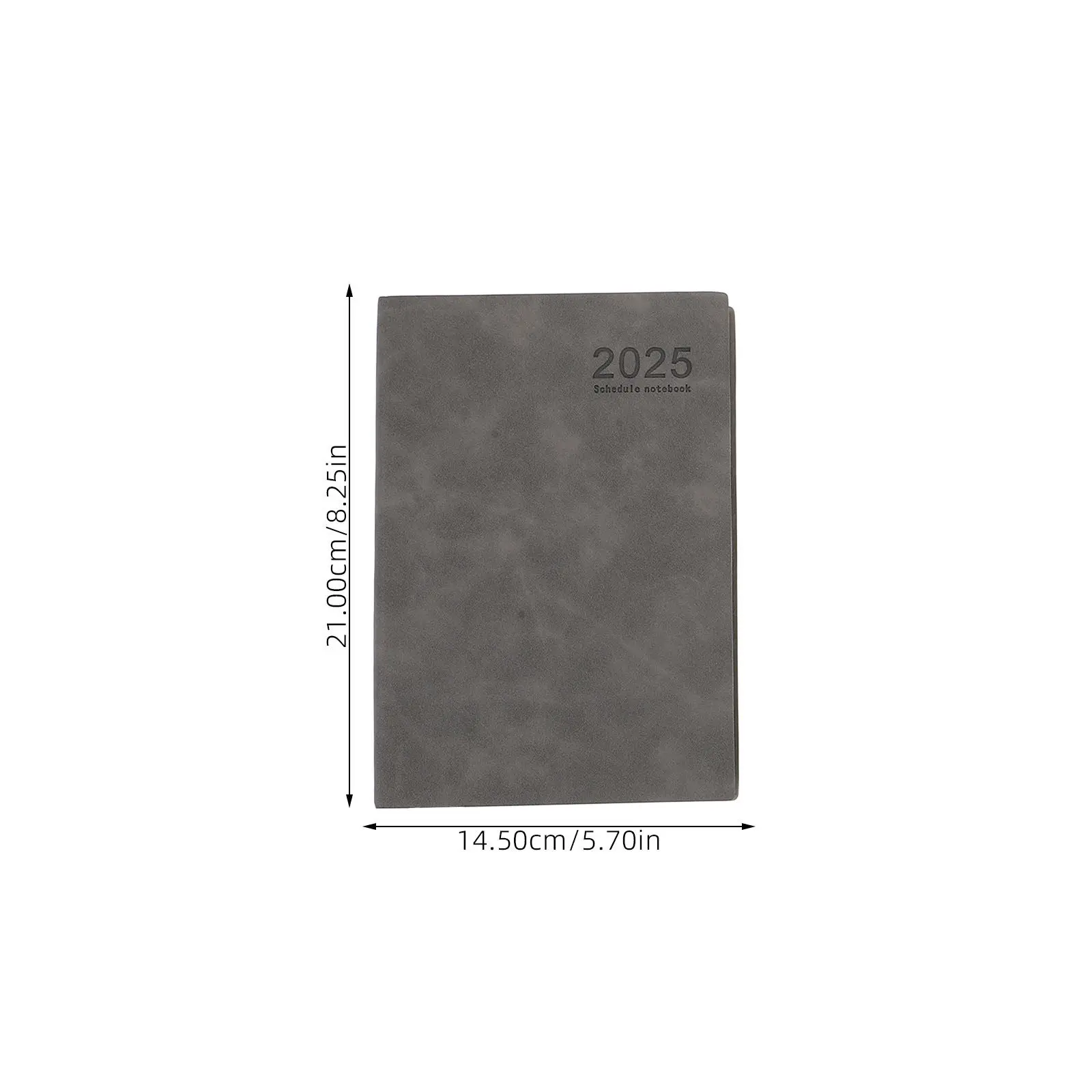 3Pcs 2025 Daily Planner Notebook A5 Dated Time Management Plan Book for Students Professionals Office Home Academic Task