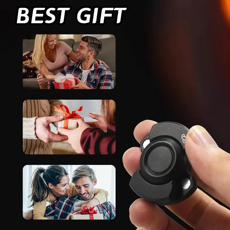 Metal Fidget Toys Adults 3 in 1Slider Spinning Clicker Haptic Str Relief Anxiety Autism ADHD EDC Toys Cool GadgetsBlack