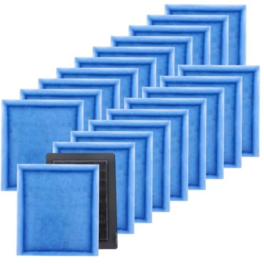 

20PCS Fish Tank Filters Aquarium Filter Cartridge Compatible with Rite-Size C and Fit for EZ-Change #3 20-40/30-60 Gallon Fish