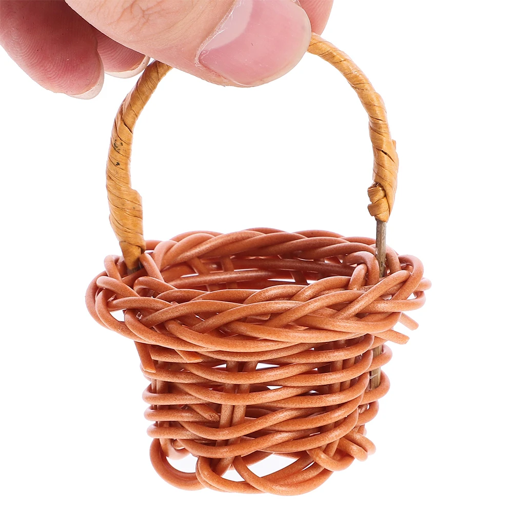 

14 Pcs Rattan Decorative Basket Farmhouse Hand Held Tiny Baskets for Decors Decorate Small Storage