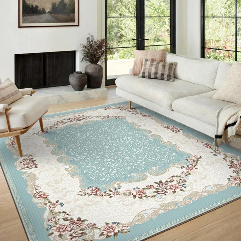 Bohemian carpet Persian vintage ethnic style crystal velvet carpet  living room carpet Hotel Homestayfully bedroom carpet