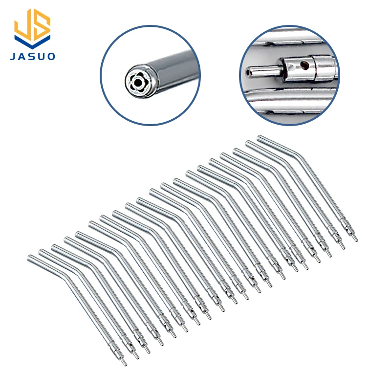 

10/20/50PCS Stainless Steel Dental Air Water Spray Syringe Nozzles Tips For Dental Triple 3 Way Syringe Air Water Spray Teeth