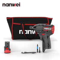 Nanwei Brushless Lithium Impact Driver Mini 12V Home Electric Screwdriver Electric Drill Charging Screwdriver Electric Driver