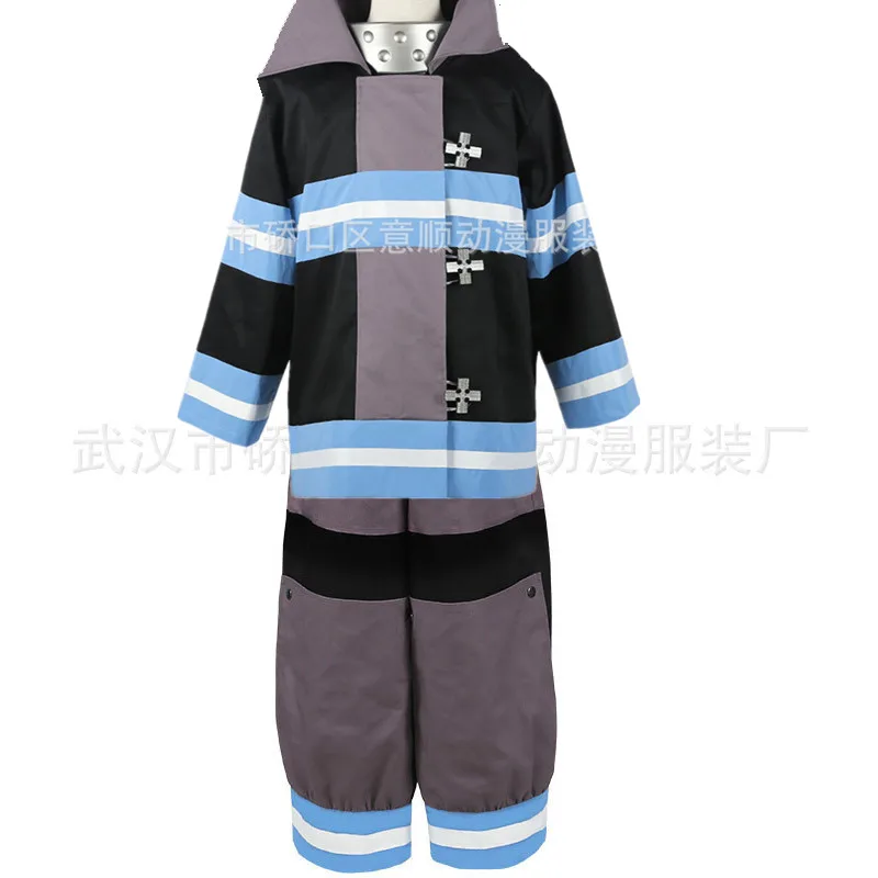 Fire Force Enen no Shouboutai Tamaki Kotatsu Shinra Kusakabe Takehisa Hinawa Firefighter Uniform Anime Cosplay Costume wig