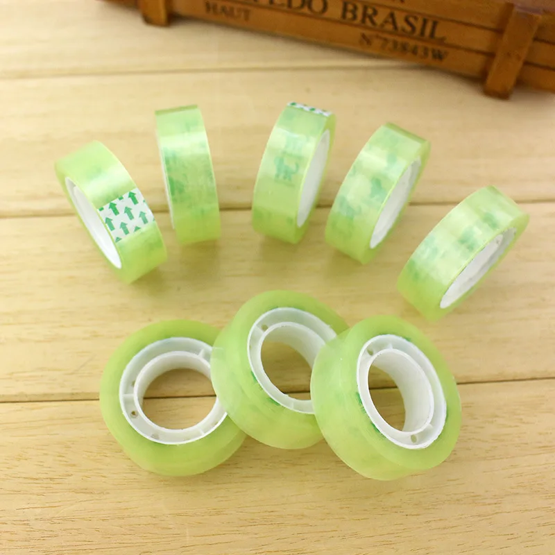 5 Roll Transparent Tape 15mm Special Sticky Non-marking Repair Tape School Office Home Students Adhesive Tape Packaging Supplies