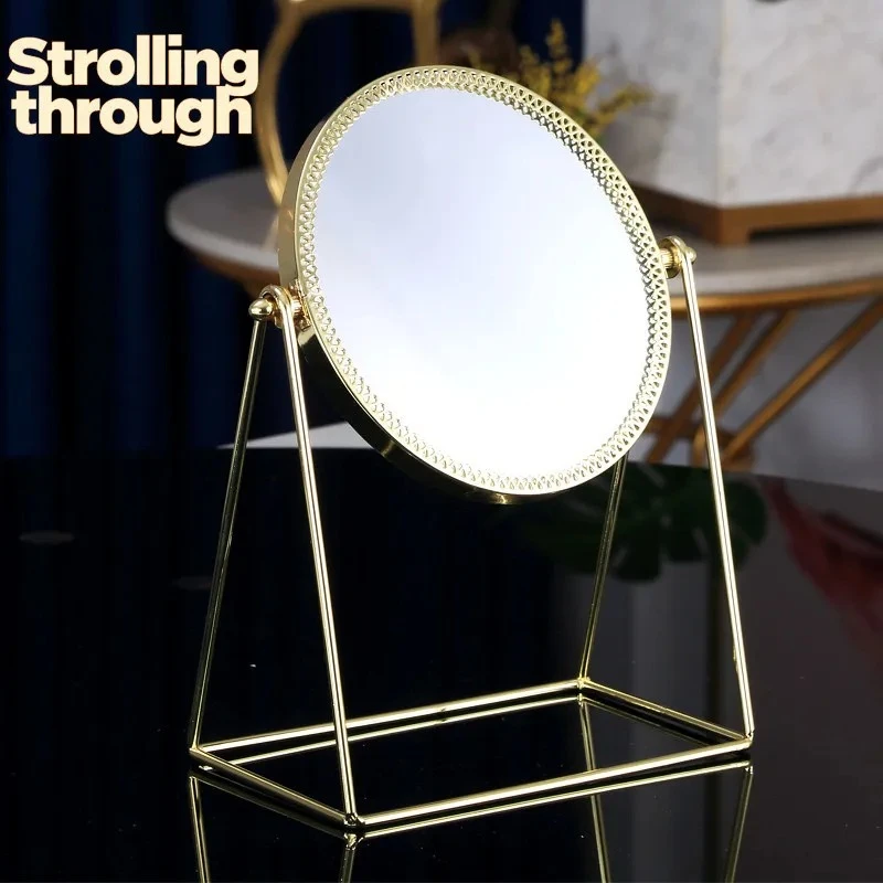 Light luxury Internet celebrity glass cosmetics storage box desktop dust lipstick skin care products dresser finishing rack rack