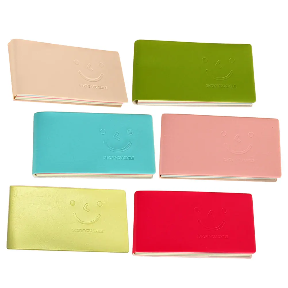 

6 Books Smile Face Notebooks Tearable Memo Tabs Practical School Supplies Cute List Paper Multi use Student Desk Accessories
