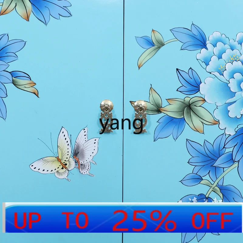 

LMM Household Solid Wood Shoe Cabinet Large Capacity Foyer Doorway Light Luxury Storage Dining Side Curio Cabinet Furniture