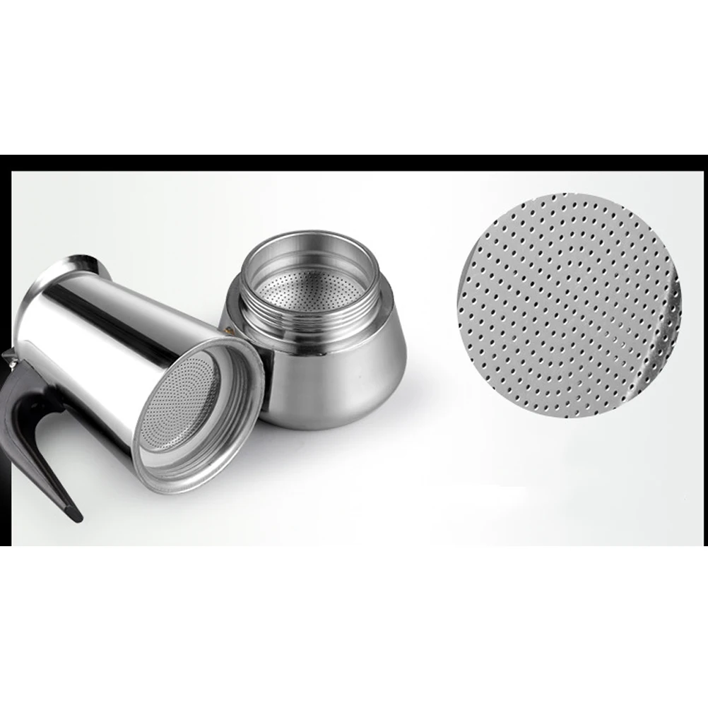 

Creative Stainless Steel Pot 450Ml Silver Storage Container For Home Cafe Handheld Coffee Kettle Reusable Coffee Filter